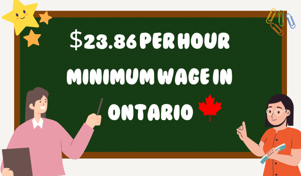 $23.86 Per Hour Minimum Wage in Ontario